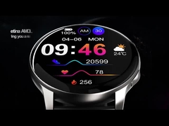 Chamada de voz impermeável durável do Smart Watch IP67 de LA17 AMOLED 4G em linha