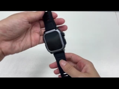 Dos esportes Rotable do Cyberpunk do Smart Watch da forma do botão de Linwear tela de TFT grande